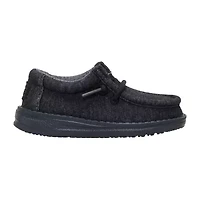 HEYDUDE Wally Stretch Jersey Toddler Boys Round Closed Toe Slip-On Shoe