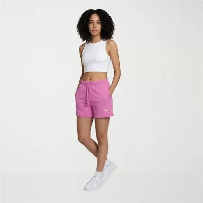 PUMA Womens 5" Mid Rise Drawstring Waist Active Pull-On Short