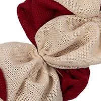 Northlight 20" Stars And Stripes Small Burlap - Unlit Wreath