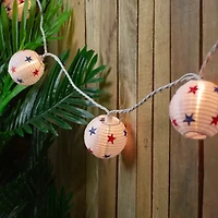 Northlight 8.5ft Stars Paper Lantern Patio Set String Lights