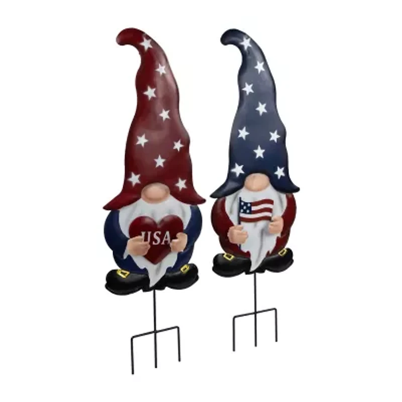 Northlight 27.5" Usa Gnome Outdoor Garden 4th of July Yard Art