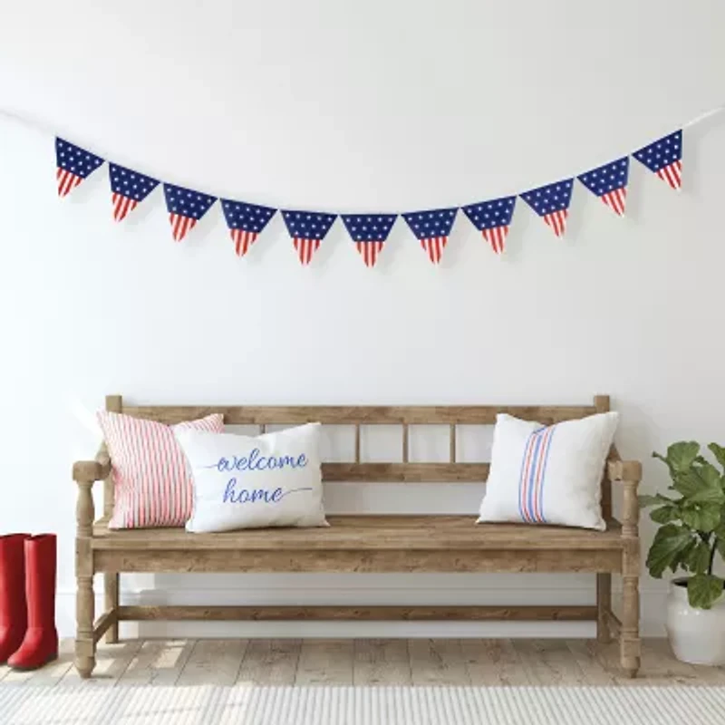 Northlight 9.75ft Pennant Usa Flag Hanging Banner
