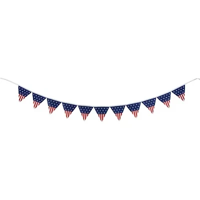 Northlight 9.75ft Pennant Usa Flag Hanging Banner