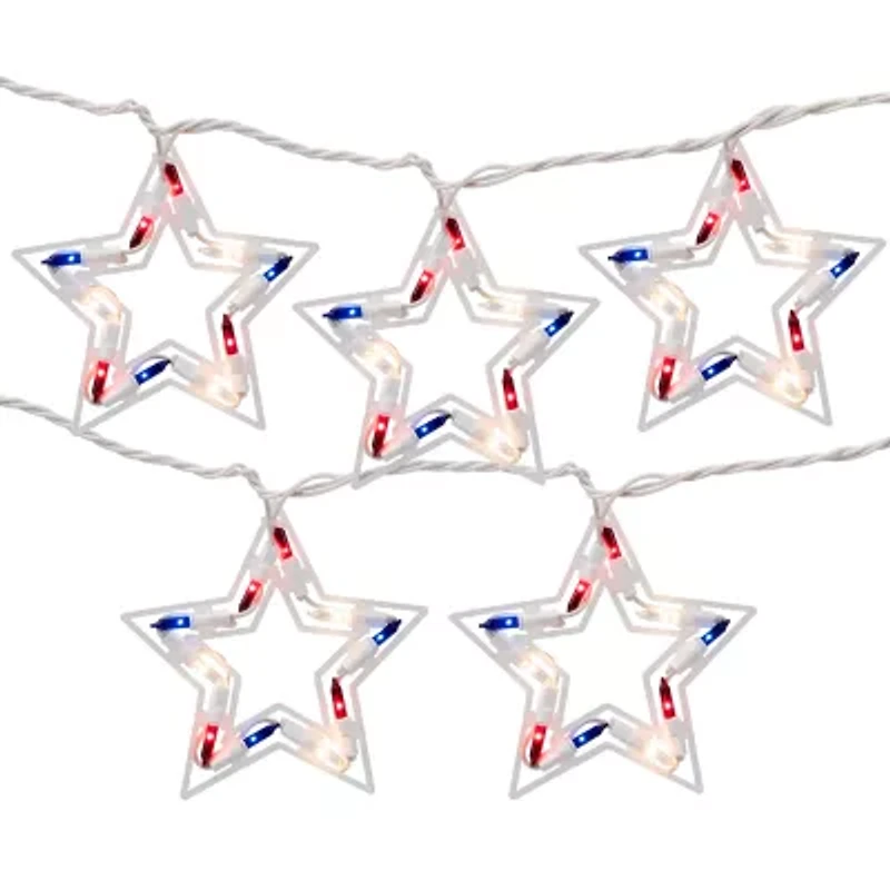 Northlight 5.25ft Stars Patio String Lights
