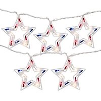 Northlight 5.25ft Stars Patio String Lights