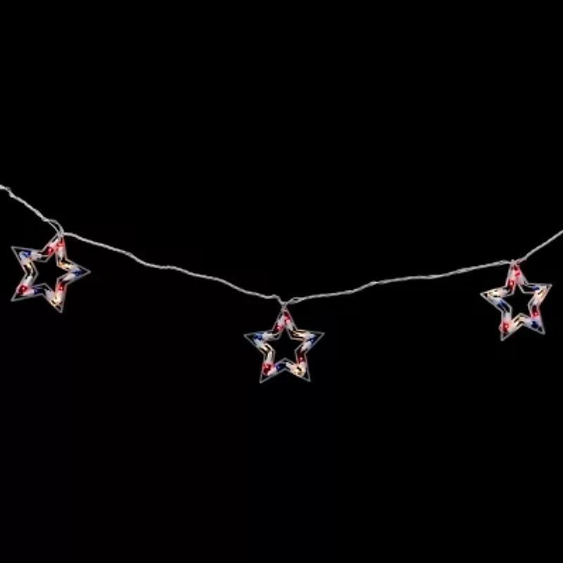 Northlight 5.25ft Stars Patio String Lights