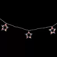 Northlight 5.25ft Stars Patio String Lights
