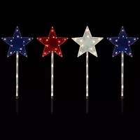 Northlight 28" Lighted Stars Outdoor 4th of July Yard Art