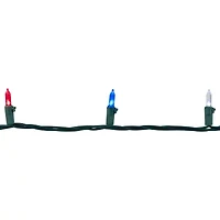Northlight 15.5ft Led Mini - Red White And Blue String Lights