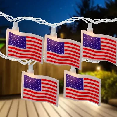 Northlight 7.5ft American Indoor Outdoor Patio String Lights