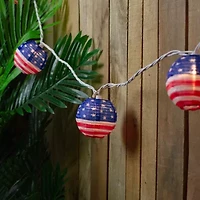 Northlight 8.5ft American Paper Lantern Patio String Lights