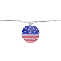 Northlight 8.5ft American Paper Lantern Patio String Lights