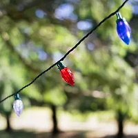 Northlight 16ft Led C9 - Red White And Blue String Lights
