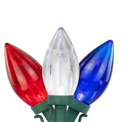 Northlight 16ft Led C9 - Red White And Blue String Lights