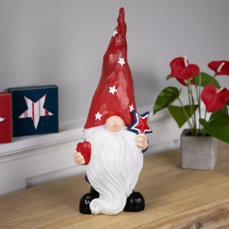 Northlight 16.5" Gnome Holding Star Outdoor Garden Gnome