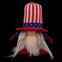 Northlight 6.75" Lighted Americana Girl Gnome