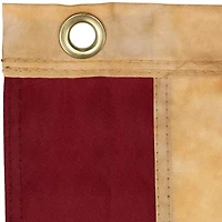 Northlight 60" Tea-Stained Embroidered Outdoor House Flags