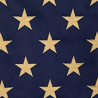 Northlight 60" Tea-Stained Embroidered Outdoor House Flags