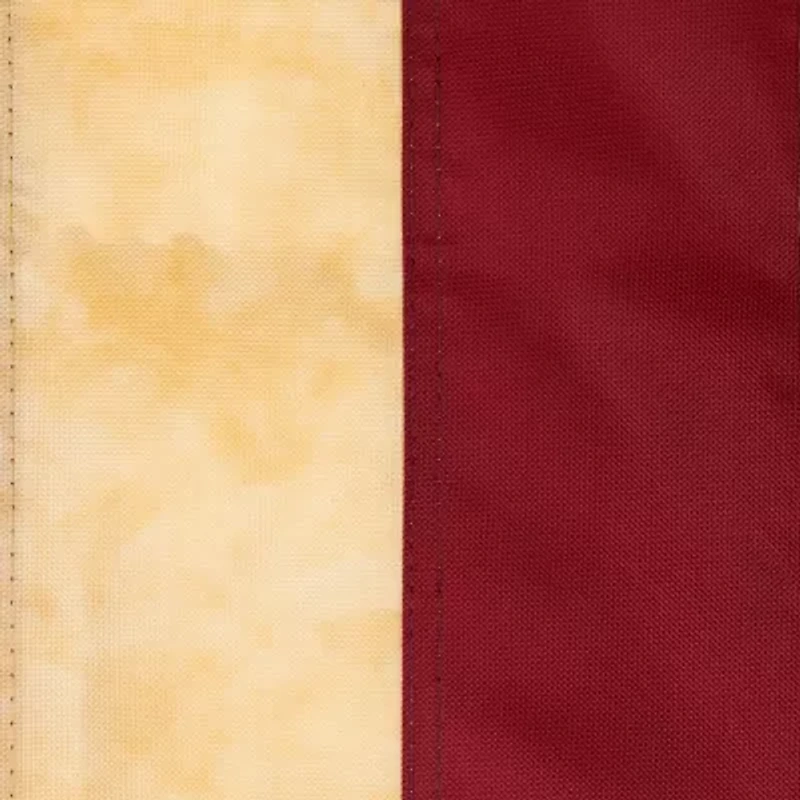 Northlight 60" Tea-Stained Embroidered Outdoor House Flags
