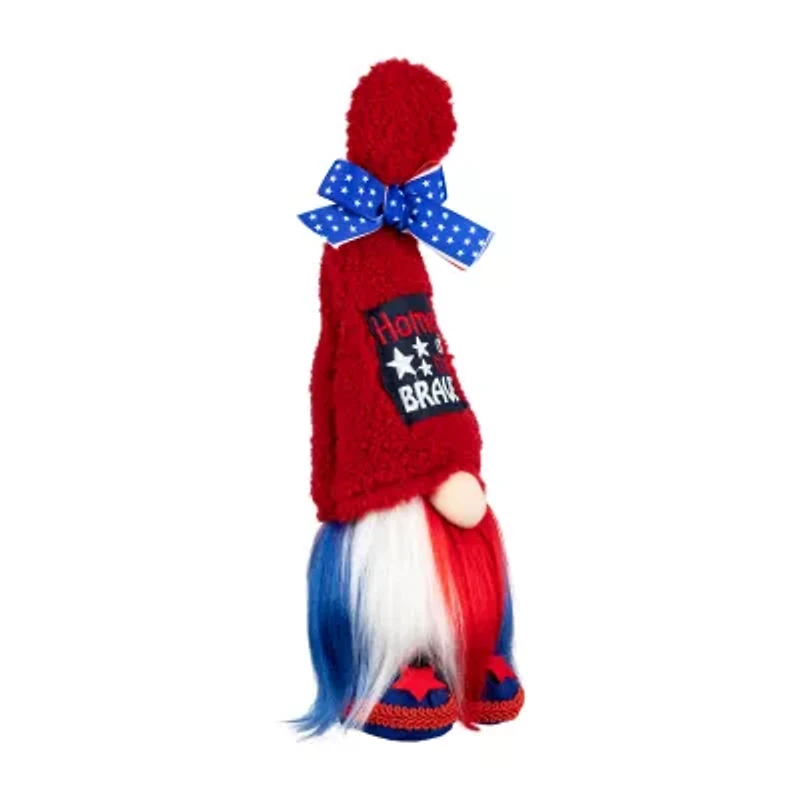 Northlight 13" Home Of The Brave - Red And Blue Gnome