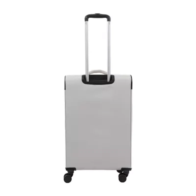 Martha Stewart Inch Softside Expandable Checked Spinner Luggage