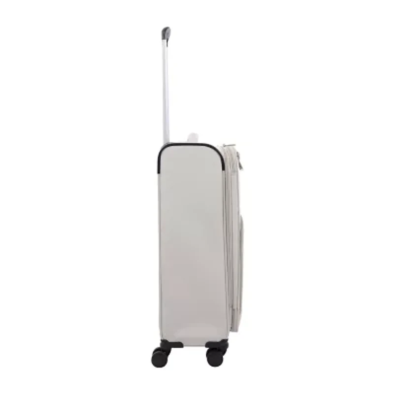 Martha Stewart Inch Softside Expandable Checked Spinner Luggage