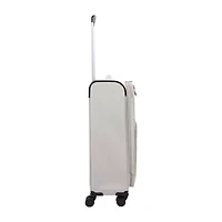 Martha Stewart Inch Softside Expandable Checked Spinner Luggage
