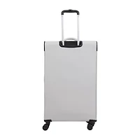 Martha Stewart 29 Inch Softside Expandable Checked Spinner Luggage