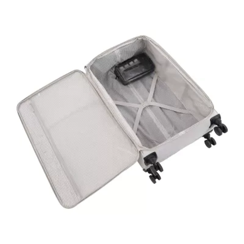 Martha Stewart 29 Inch Softside Expandable Checked Spinner Luggage