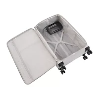 Martha Stewart 29 Inch Softside Expandable Checked Spinner Luggage