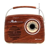 Emerson retro am/FM Radio With Bluetooth compatibility