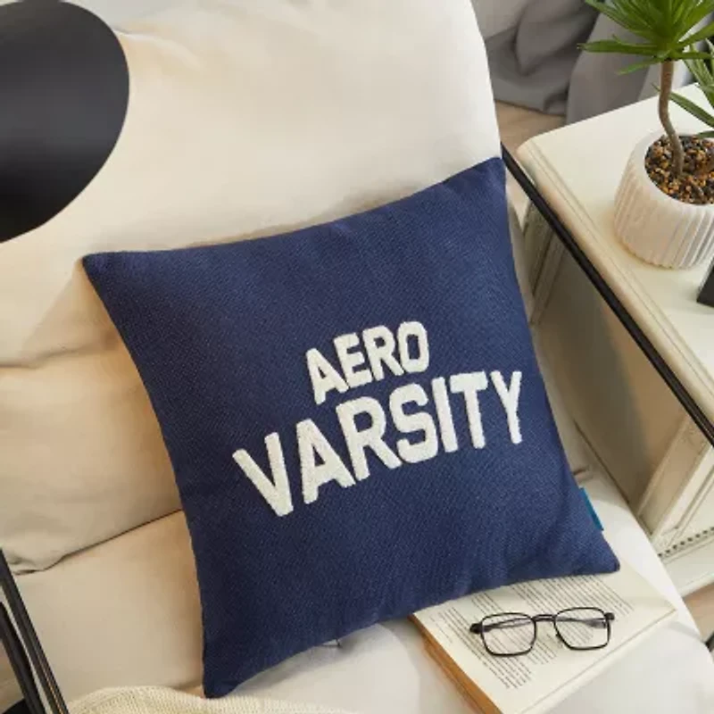 AEROPOSTALE Varsity Logo Soft/Medium Density Bed Pillow
