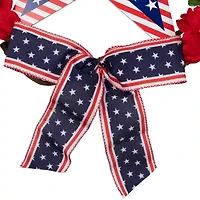 Northlight 24" Star Floral Twig Wreath
