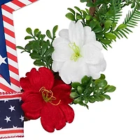 Northlight 24" Star Floral Twig Wreath