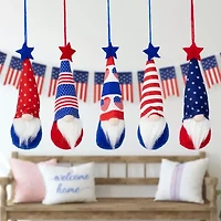 Northlight 6.5" Hearts Stars And Stripes 5-pc. 4th of July Ornament
