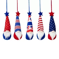 Northlight 6.5" Hearts Stars And Stripes 5-pc. 4th of July Ornament