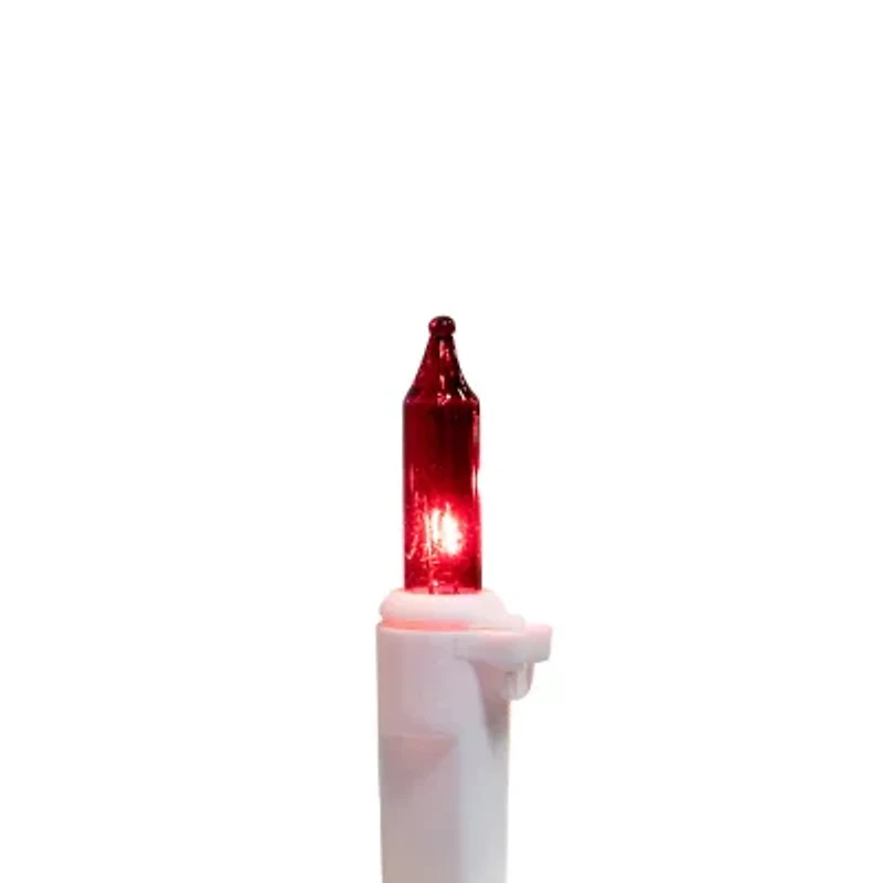 Northlight 5.5ft Mini Garland - Red Clear And Blue String Lights