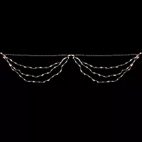 Northlight 6ft Mini Swag - Red White And Blue String Lights