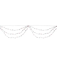 Northlight 6ft Mini Swag - Red White And Blue String Lights