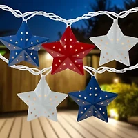 Northlight 7.25ft Red And Blue Star String Lights