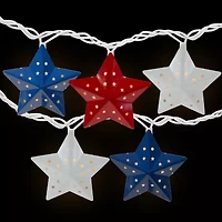 Northlight 7.25ft Red And Blue Star String Lights