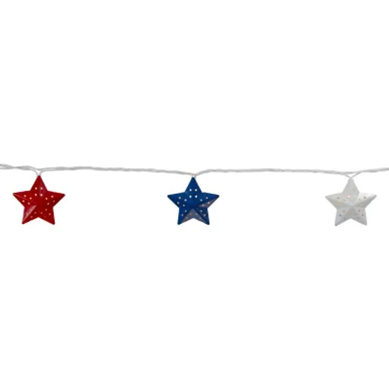 Northlight 7.25ft Red And Blue Star String Lights