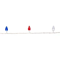 Northlight 16ft C7 Led - Blue White And Red String Lights