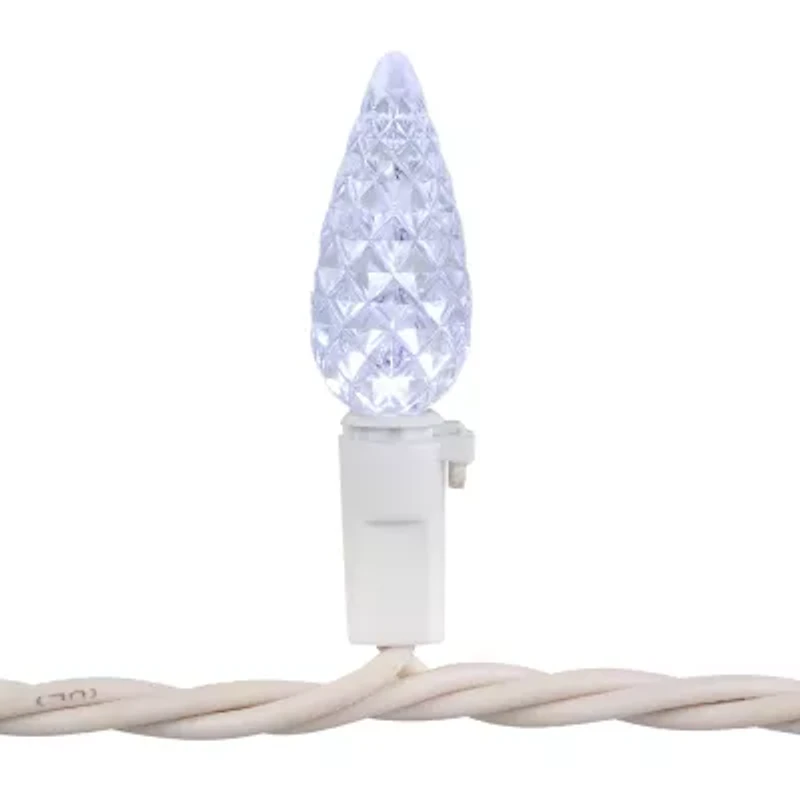 Northlight 16.5ft Led C6 Faceted - Red White And Blue String Lights
