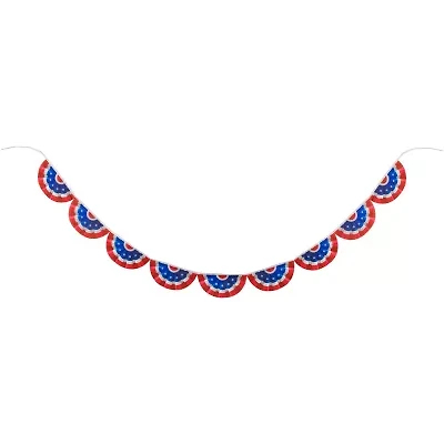 Northlight 9.75ft Usa Flag Bunting Hanging Banner