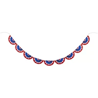 Northlight 9.75ft Usa Flag Bunting Hanging Banner