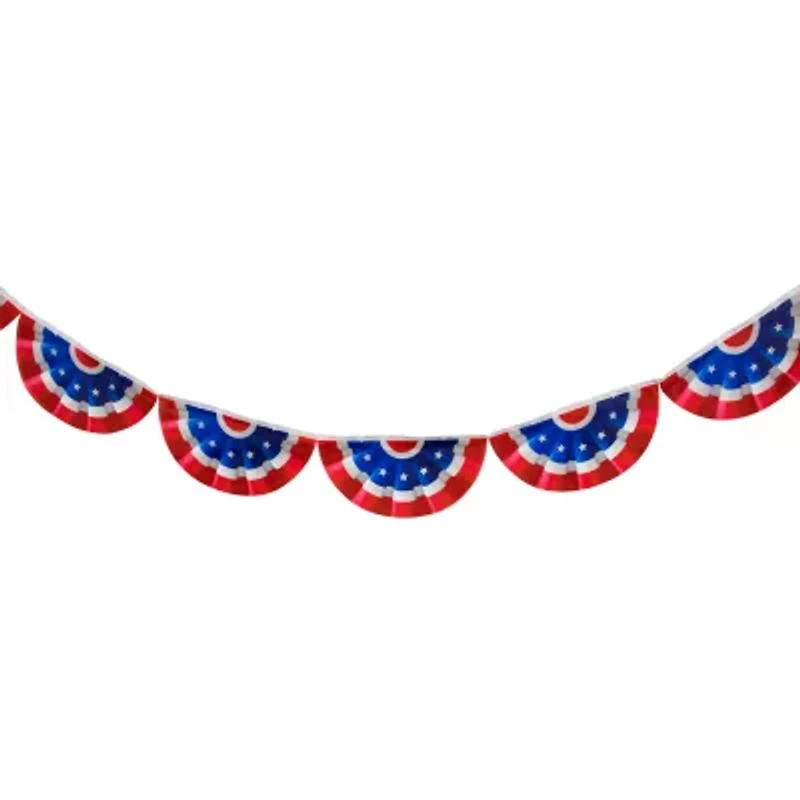 Northlight 9.75ft Usa Flag Bunting Hanging Banner