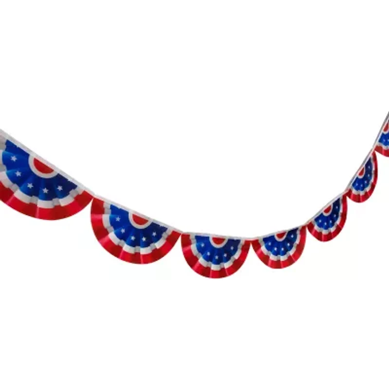 Northlight 9.75ft Usa Flag Bunting Hanging Banner