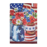 Northlight 28" Stars And Stripes Flower Bouquets Outdoor Flags