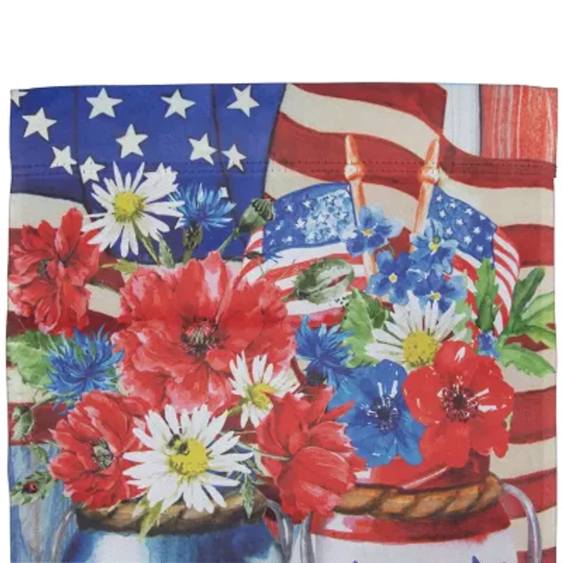 Northlight 28" Stars And Stripes Flower Bouquets Outdoor Flags